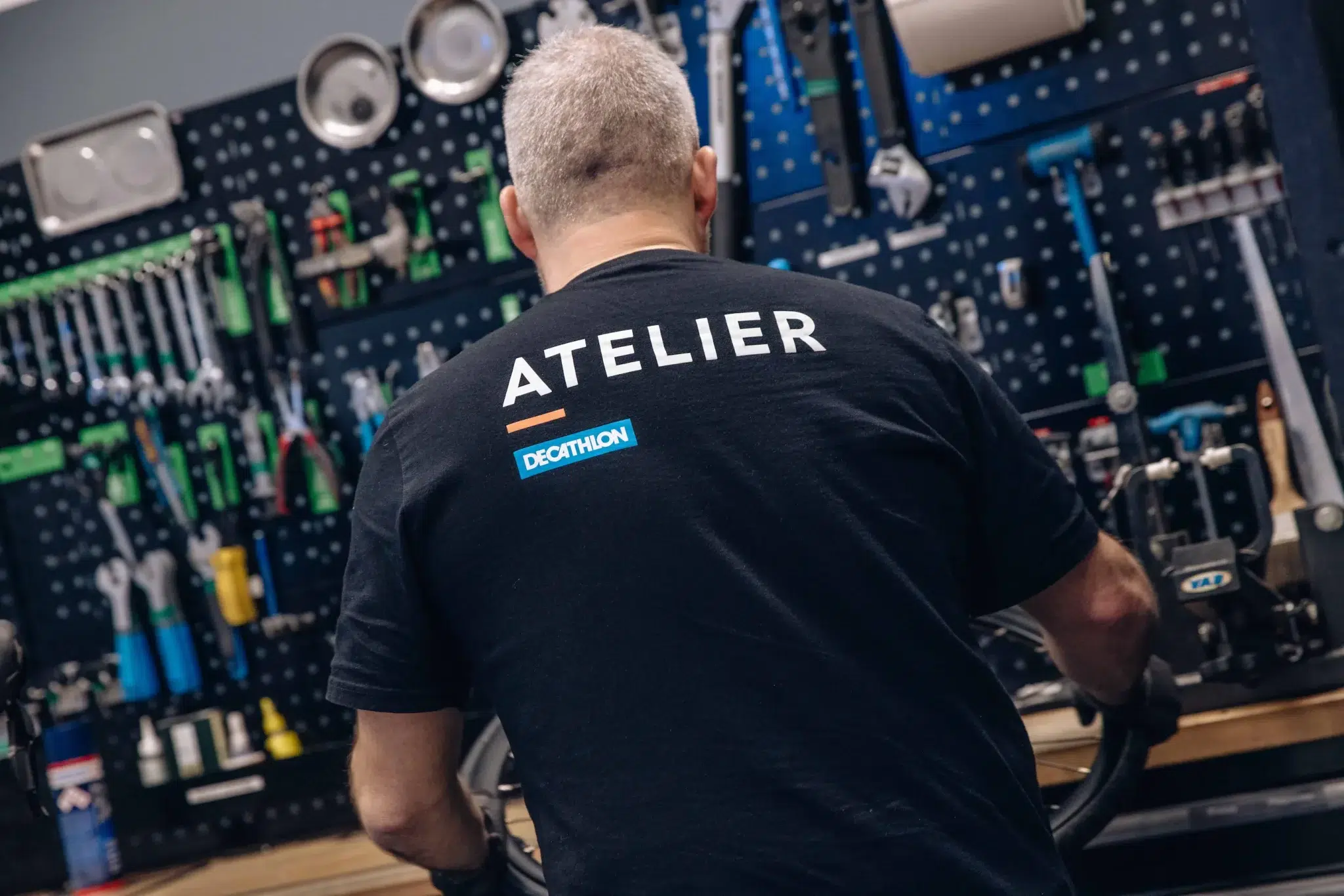 Atelier du magasin Decathlon Cholet l'Autre Faubourg
