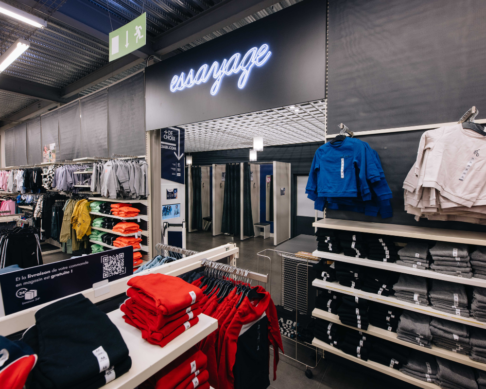 Cabines d'essayage Kiabi l'Autre Faubourg Cholet