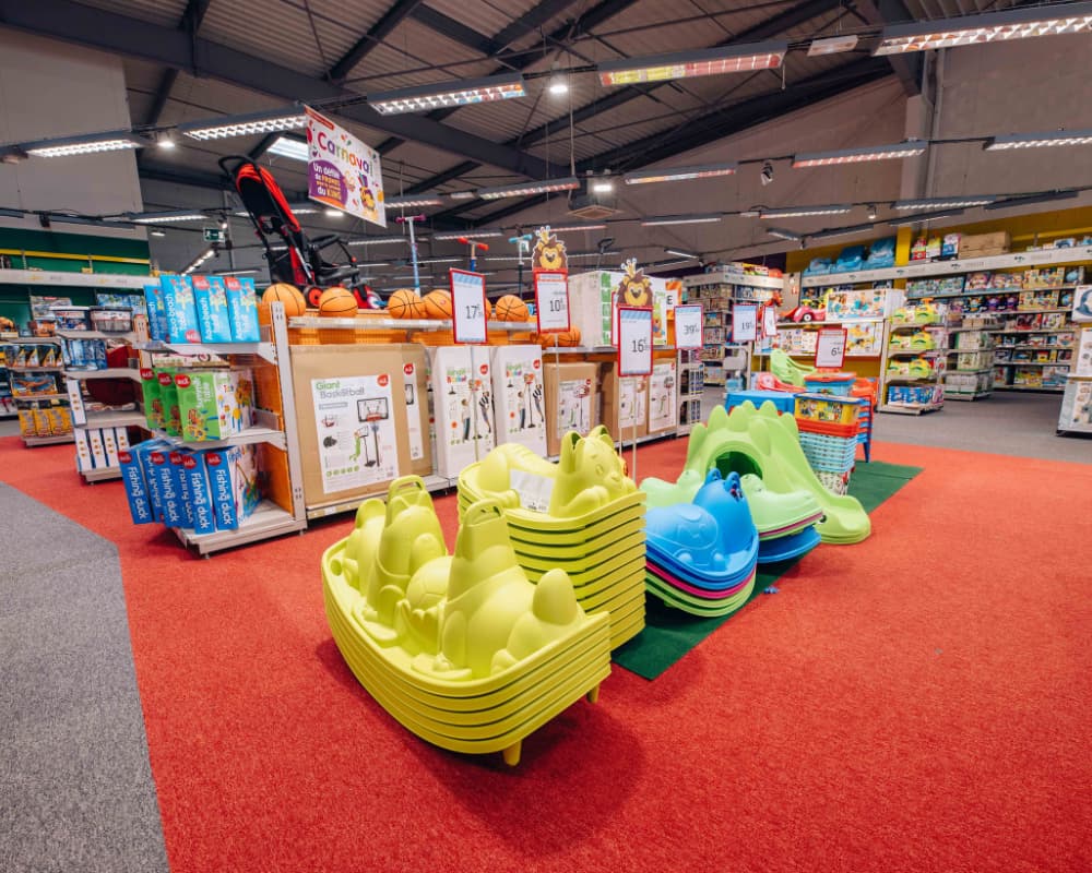 Enseigne King Jouet L'Autre Faubourg CHOLET